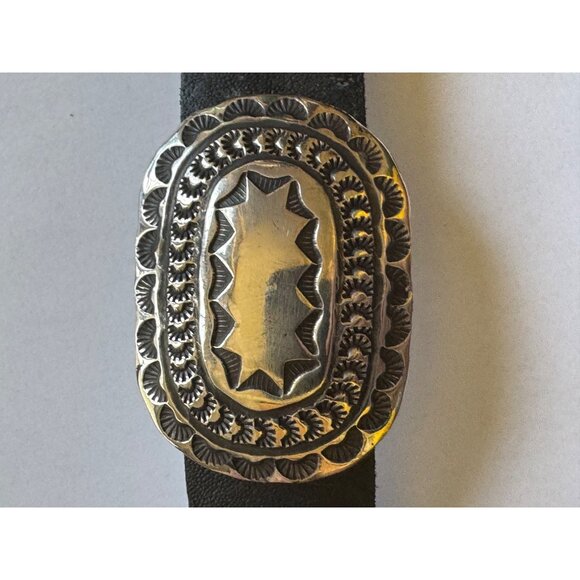 49 Inch Belt w/ 2.21 Inch 925 Sterling Silver Belt Buckle & 10 Sterling Spacers main image 6